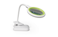 Lupenleuchte LL-52, 36 LEDs, Tisch- und Klemmleuchte, dimmbar, Kunststoff