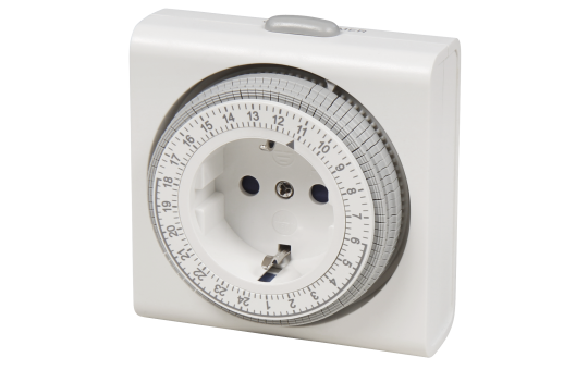 Mechanische Zeitschaltuhr Kompakt, weiß