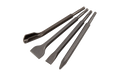 Meißel-Set, 4-teilig Spitz-, Flach-, Breit und Hohlmeißel, SDS-Aufnahme
