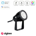 MiBOXER 6W 230V RGB+CCT LED Gartenstrahler Zigbee 3.0 Gartenleuchte mit Erdspieß FUTC04ZR