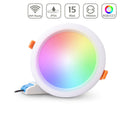 MiBoxer RGB+CCT LED Einbaustrahler rund weiss 15W Ø190mm IP54 2.4GHz WiFi ready FUT069