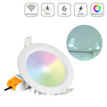MiBoxer RGB+CCT LED Einbaustrahler rund weiss 6W IP54 Ø111mm 2.4GHz WiFiready FUT063