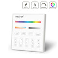 MiBoxer RGB+CCT Wandschalter 4 Zonen Einbau Dimmen Schalten Farbsteuerung 230V Anschluss T4