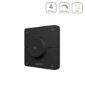 MiBoxer Single Color + CCT 4 Szenen Wandfernbedienung Rotating Panel schwarz K0SB