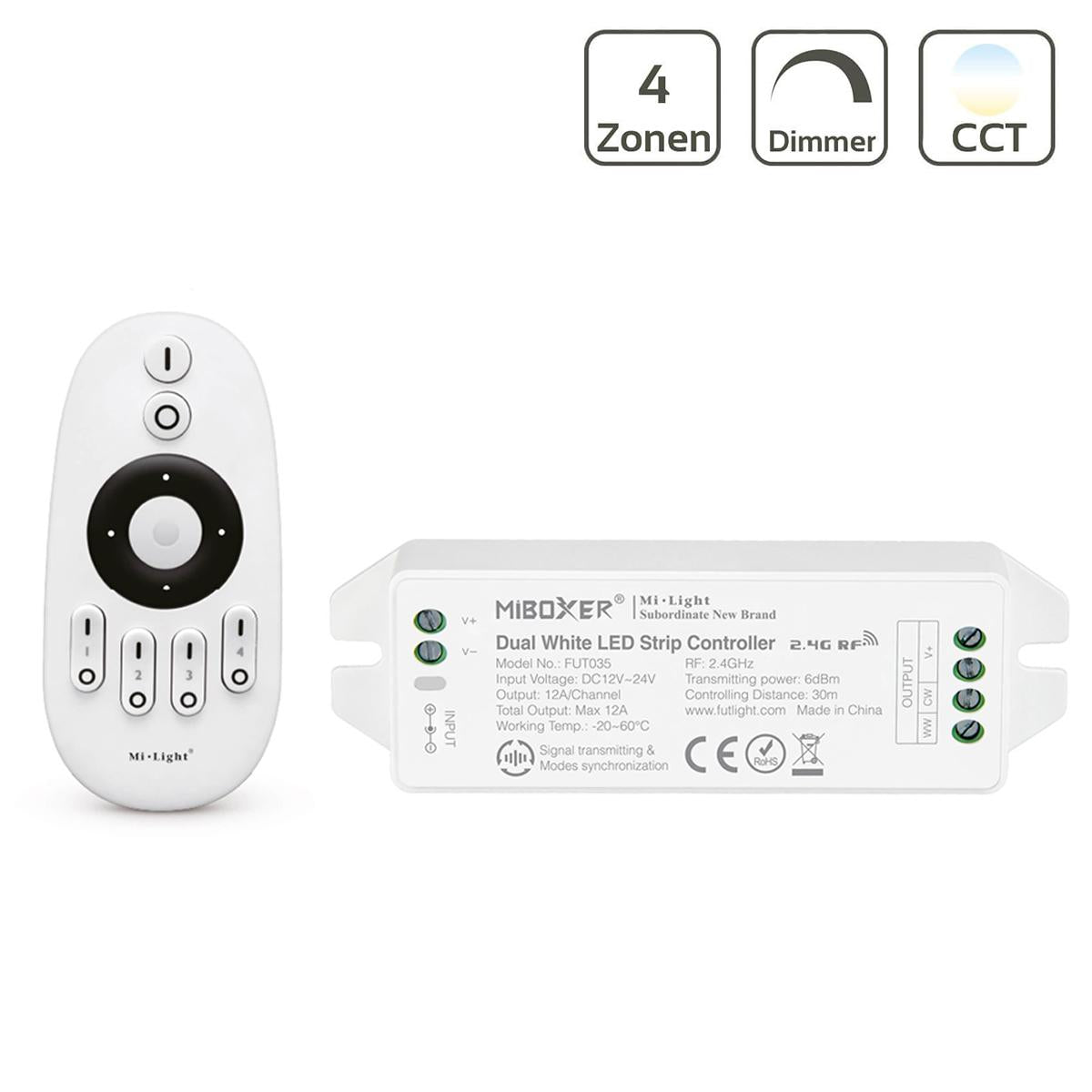 MiBoxer Starterset CCT (FUT006 + FUT035M)