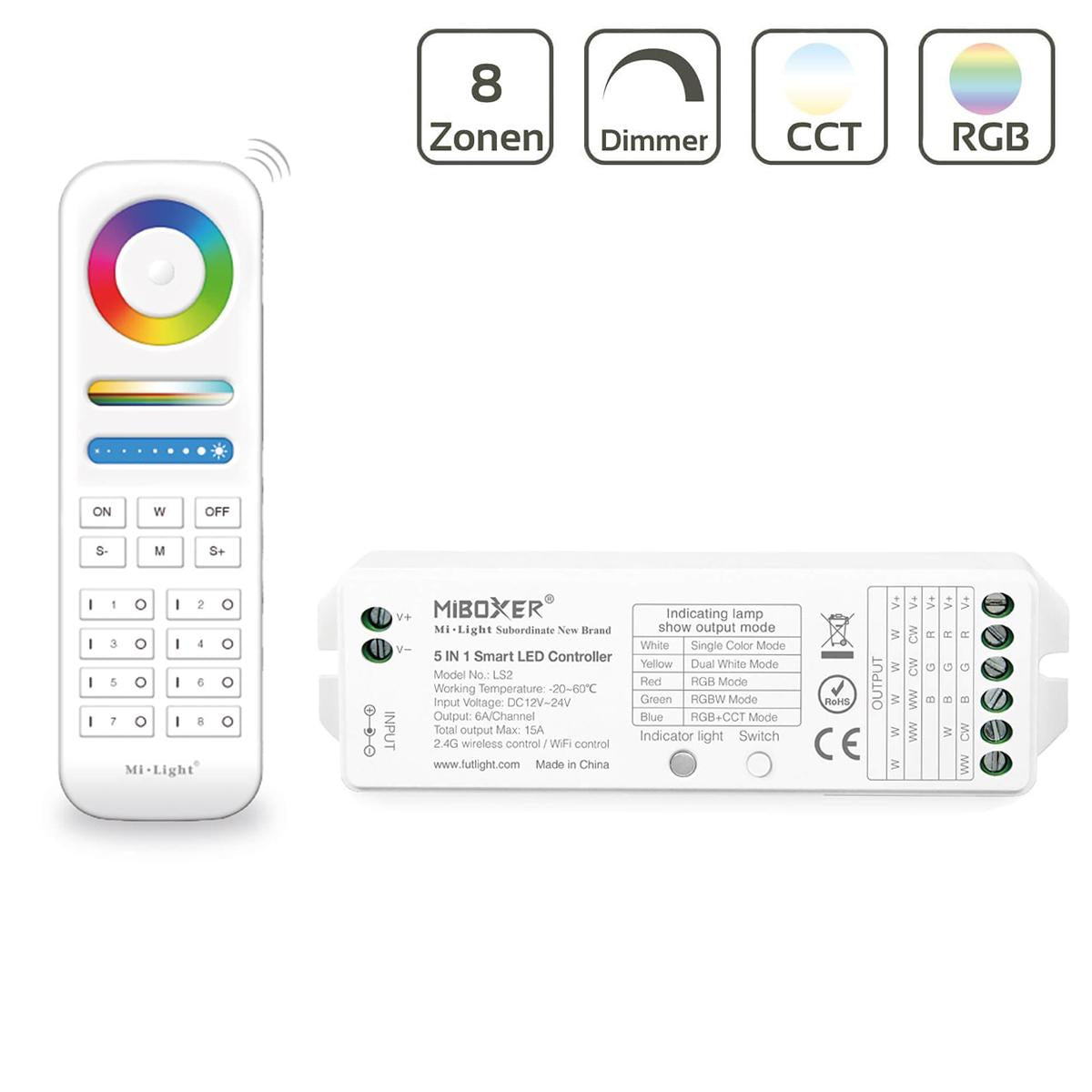 MiBoxer Starterset Pro 5in1 (FUT089 + LS2)