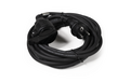 Netzkabel Schutzkontakt-Verlängerung, 5m, 3x1,5mm², IP44, schwarz