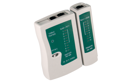 Netzwerkkabel-Tester ST-11 v3, für RJ11 und RJ45