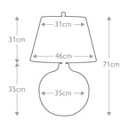 Tischleuchte Ottoman (goldfarben) 1x - Elstead Lighting