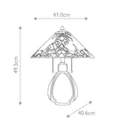 Tischleuchte India (bronzefarben) 2x - Elstead Lighting