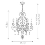 Pendelleuchte Marquette (Heirloom) 6x - Elstead Lighting