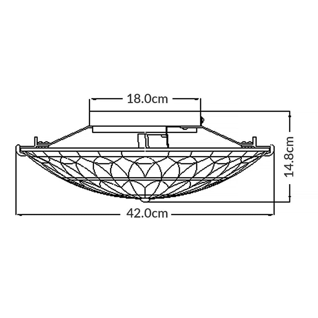 Deckenleuchte West End (bronzefarben) 2x - Elstead Lighting
