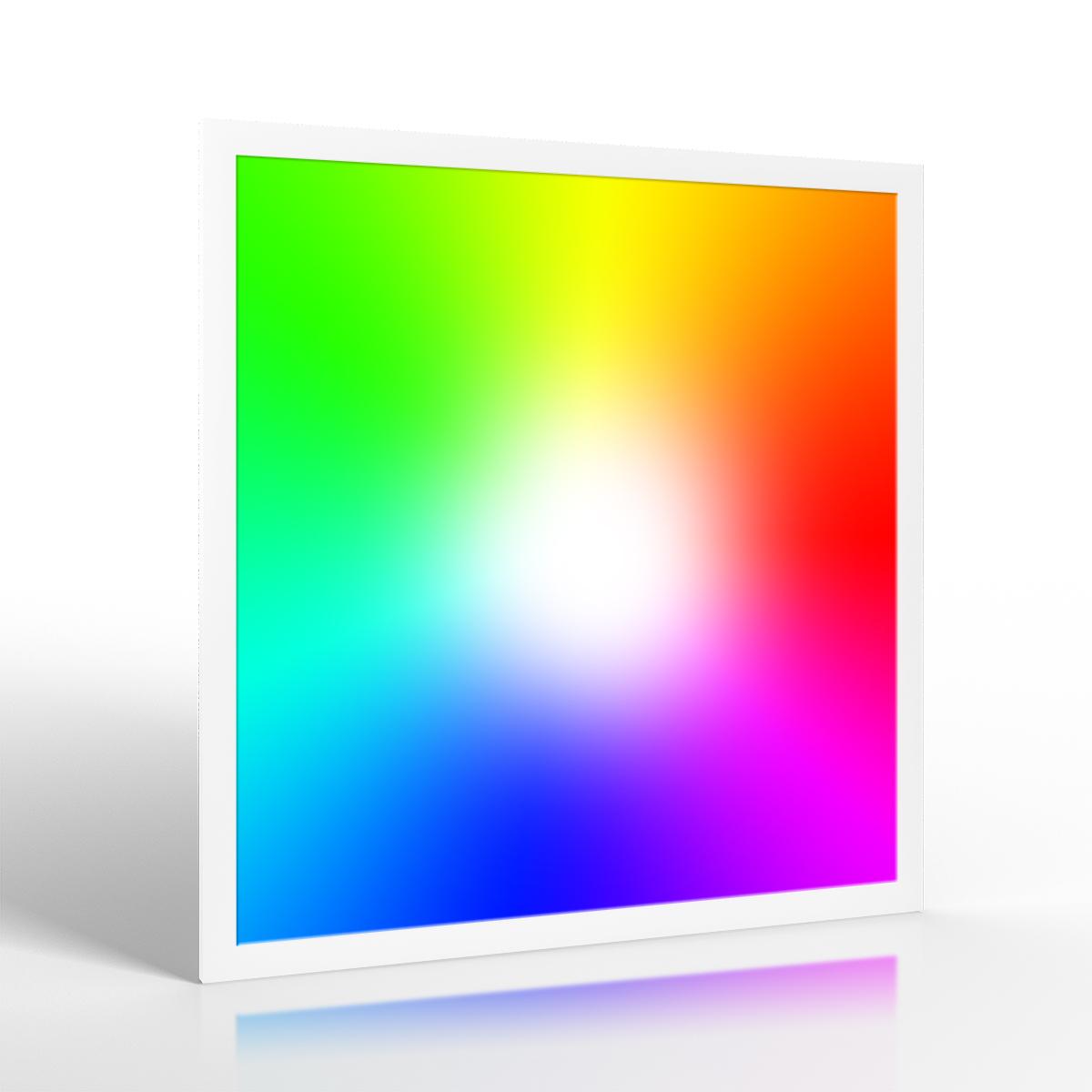RGB+CCT LED Panel Pro 60x60cm 48W 24V Rahmen weiß