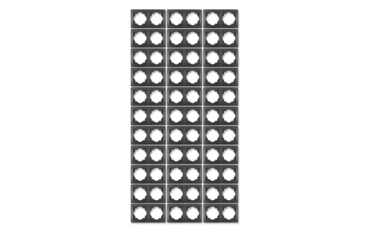Rahmen Premium, 2-fach, anthrazit, 33er-Pack