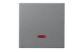 Schalter Shallow 250V~/10A, UP, Orientierungsleuchte, Steckanschluss, anthrazit