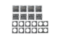 Schalter und Steckdosen Set Premium Multimedia 18-teilig, anthrazit