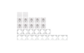 Schalter und Steckdosen Set Shallow Niveau, 23-teilig, weiß