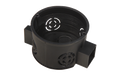 Schalterdose Ø 60 mm, 41 mm tief, schwarz