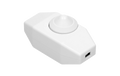 Schnur-Zwischendimmer weiß, stufenlos, 80W