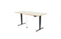 Schreibtisch Imstande, business-b + Tischplatte Sperrholz Platinweiß 140x80cm