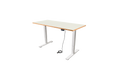 Schreibtisch Imstande, business-w + Tischplatte Sperrholz Platinweiß 160x80cm