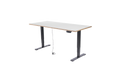 Schreibtisch imstande, Gestell business-b + Platte 140x80cm Pebble