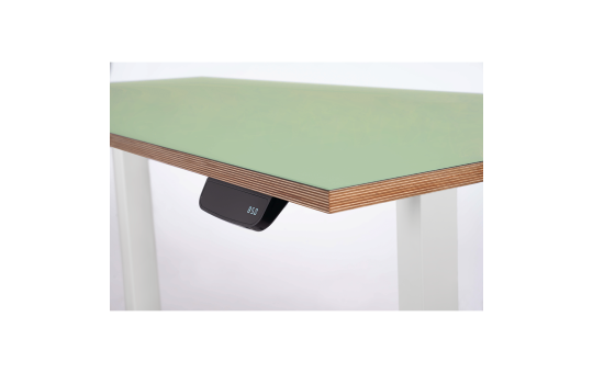 Schreibtisch imstande, Gestell business-w + Platte 160x80cm Pistazio