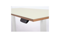 Schreibtisch imstande, Gestell business-w + Platte 160x80cm HPL Platinweiß