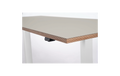 Schreibtisch imstande, Gestell smart-w + Platte 120x60cm Pebble