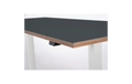 Schreibtisch imstande, Gestell smart-w + Platte 140x80cm Smokey Blue