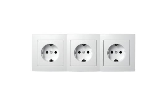 Steckdosen Set Premium Beginner 3S Profi 4-teilig, weiß, Steckanschluss