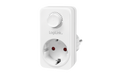 Steckdosenadapter mit Dimmer, 1x CEE 7/3