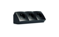 Steckdosenblock Premium Aufbau, matt schwarz, 3-fach Schutzkontakt
