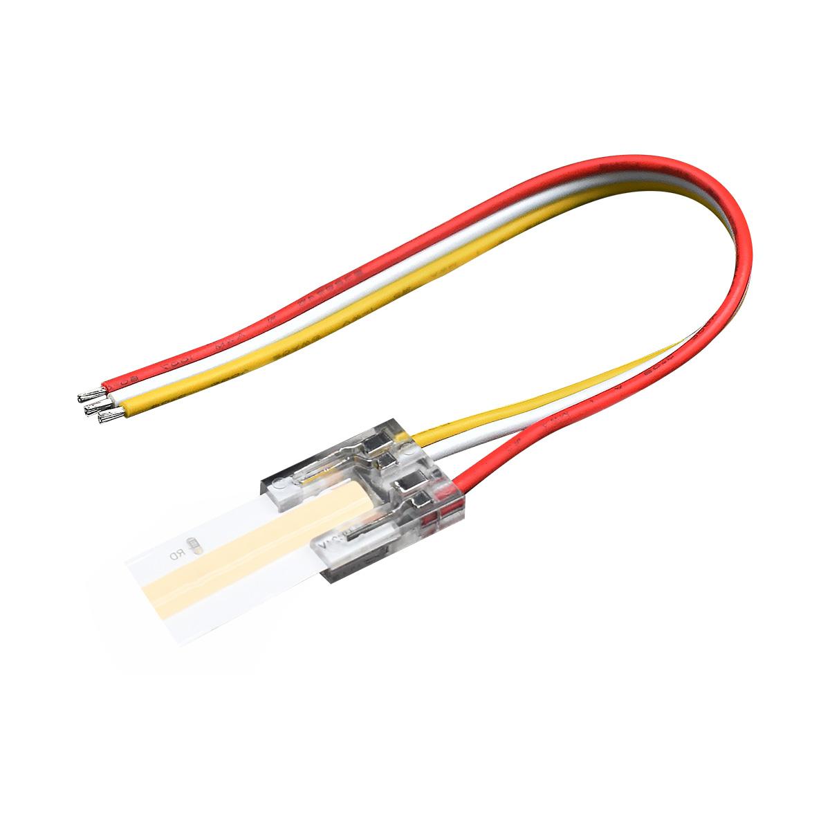 Strip Anschluss 12mm 3Pin für CCT COB LED-Streifen IP20 DC24V/3,5A