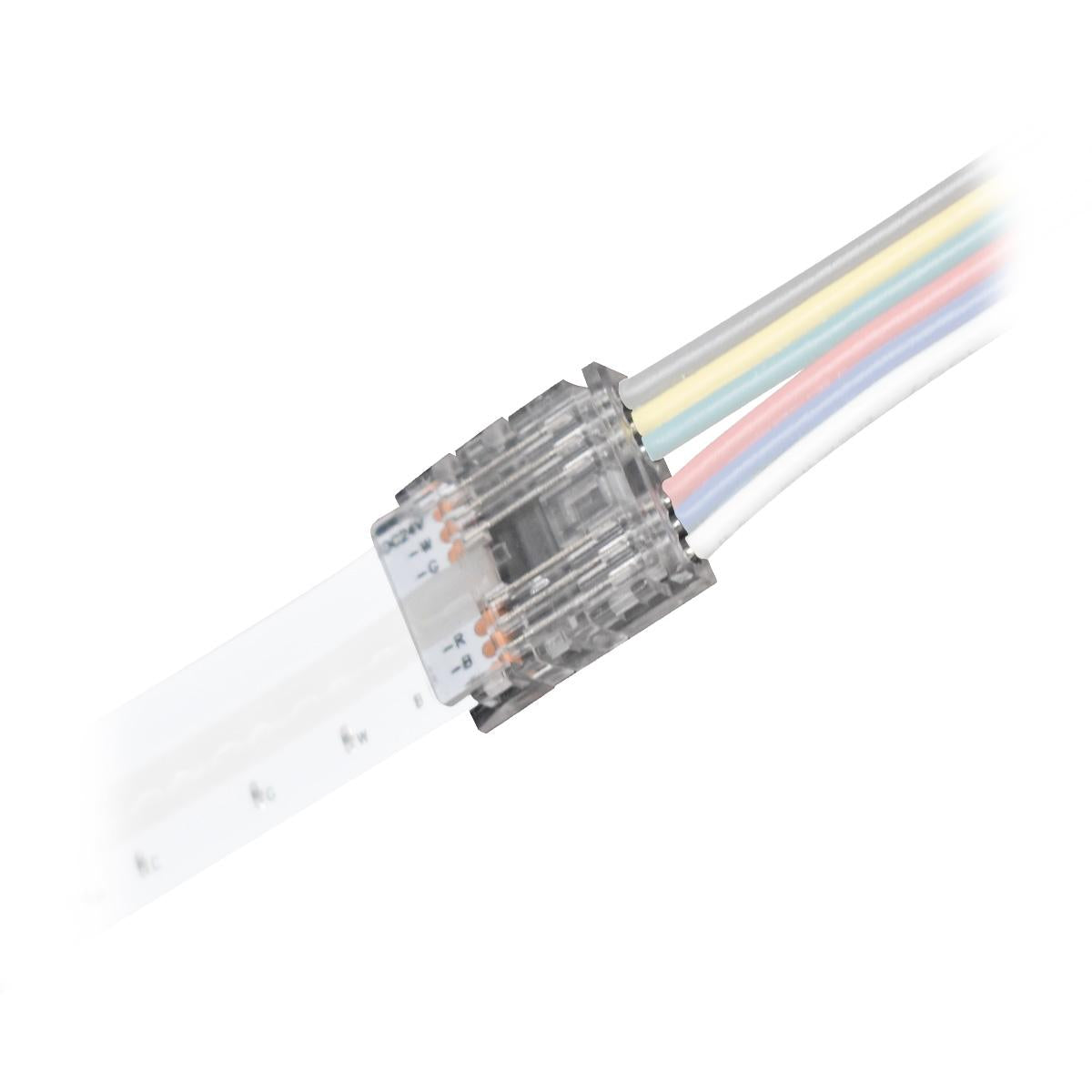 Strip Anschluss 12mm 6Pin für RGB+CCT COB LED-Streifen IP21 DC24V/3A