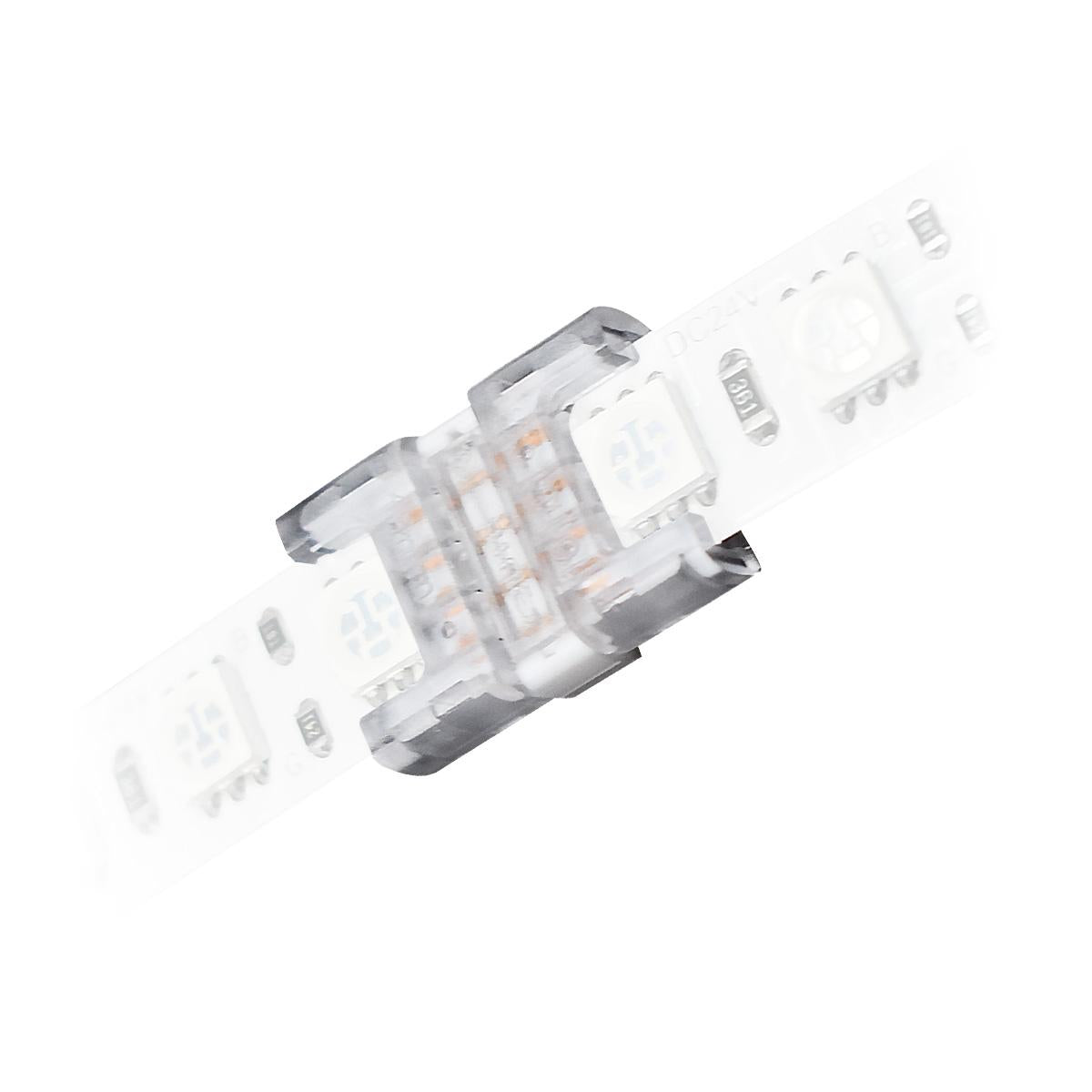 Strip Verbinder 10mm 4Pin für RGB LED-Streifen IP20 DC24V/5A