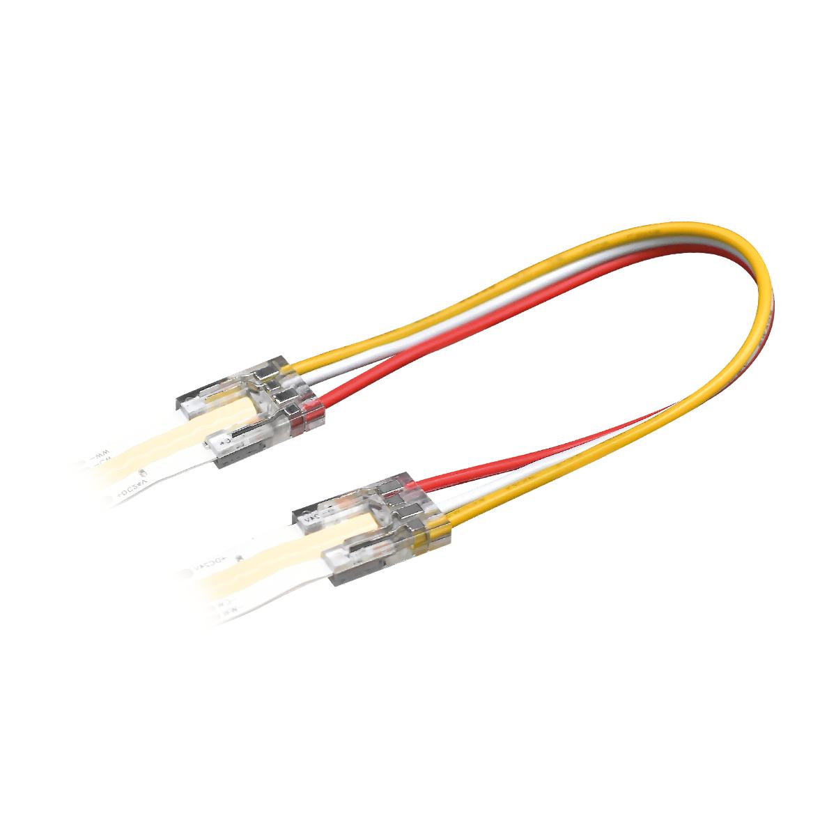 Strip Verbinder Kabel 10mm 3Pin für CCT COB LED-Streifen IP20 DC24V/3,5A