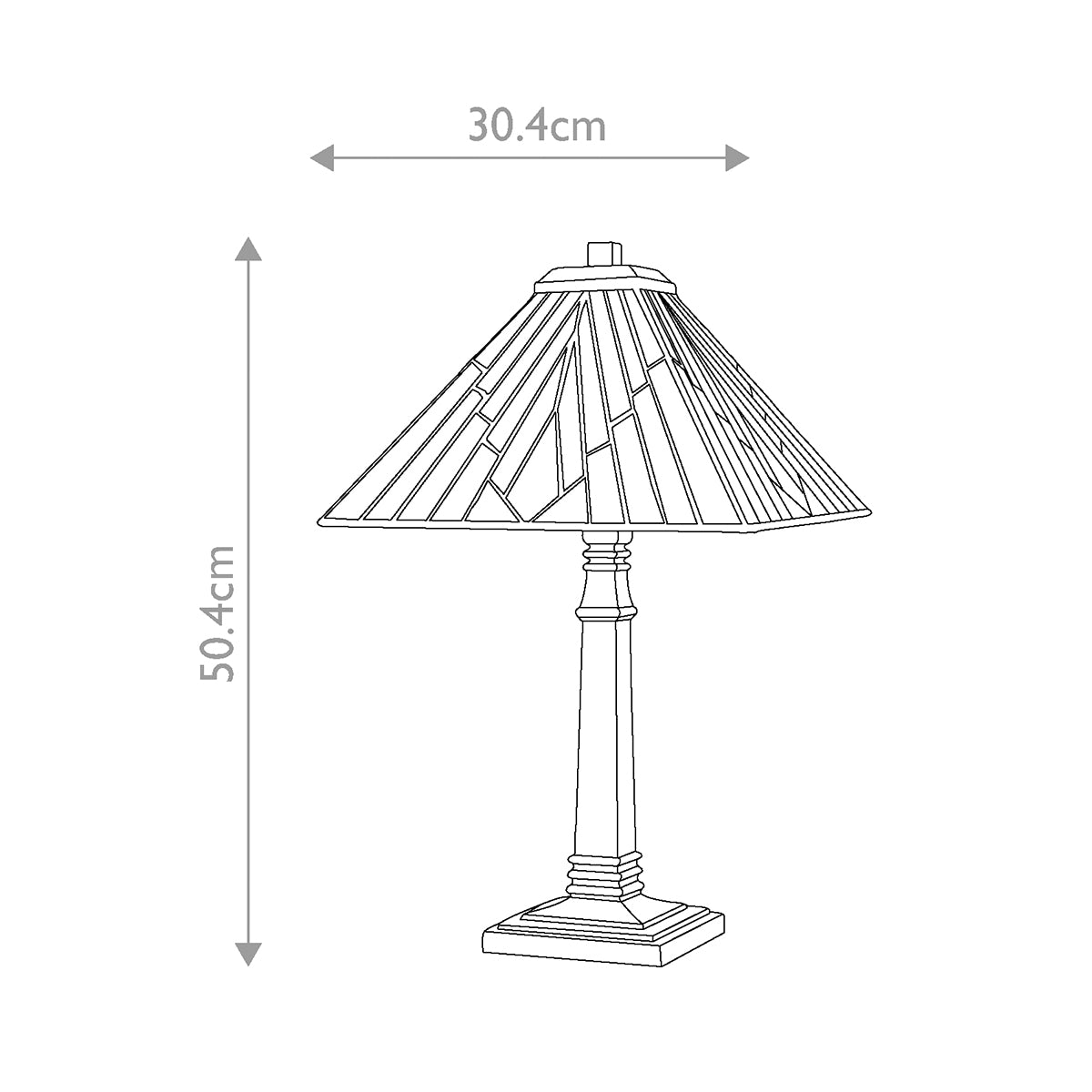 Tischleuchte Alderley (bronzefarben) 1x - Elstead Lighting