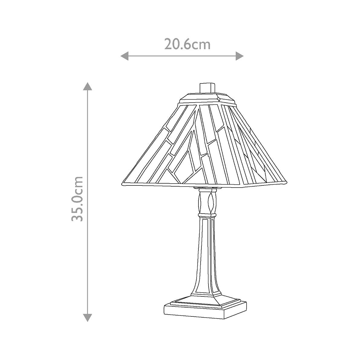 Tischleuchte Alderley (Creme) 1x - Elstead Lighting