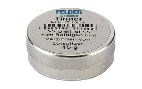 Tinner FELDER DIN EN ISO 9454-1, ca. 15g Dosen, bleifrei
