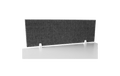 Trennwand-Set imstande, 1x Akustik-Trennwand 120x40cm, 1x. Clip, weiß, 2er-Pack