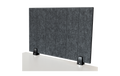 Trennwand-Set imstande, 1x Akustik-Trennwand 60x40cm, 1x Clip schwarz, 2er-Pack
