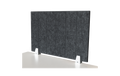 Trennwand-Set imstande, 1x Akustik-Trennwand 60x40cm, 1x Clip weiß, 2er-Pack