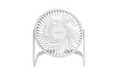 USB-Schreibtischventilator, 15,24 cm, 40 dB, weiß