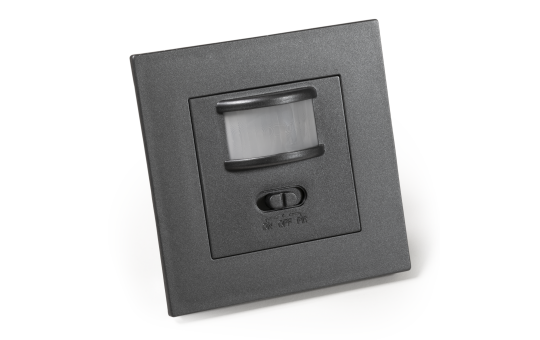 Unterputz IR Bewegungsmelder LX-23 160°, 500W, LED geeignet, anthrazit