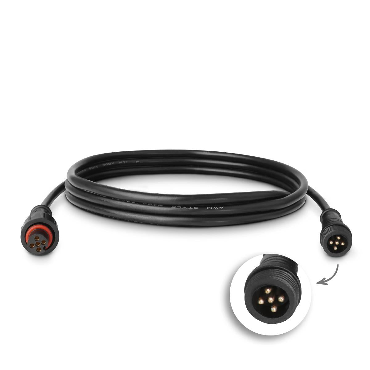 Verlängerungskabel 5-Polig 1m für SETLINK Stecksystem RGBW IP65