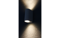 Wandleuchte Oval-W weiß, IP44, 2x GU10, Aluminium Gehäuse