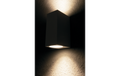 Wandleuchte Square-W weiß, IP44, 2x GU10, Aluminium Gehäuse