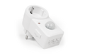 Zwischenstecker, 120° Bewegungsmelder, 1.200W, weiß