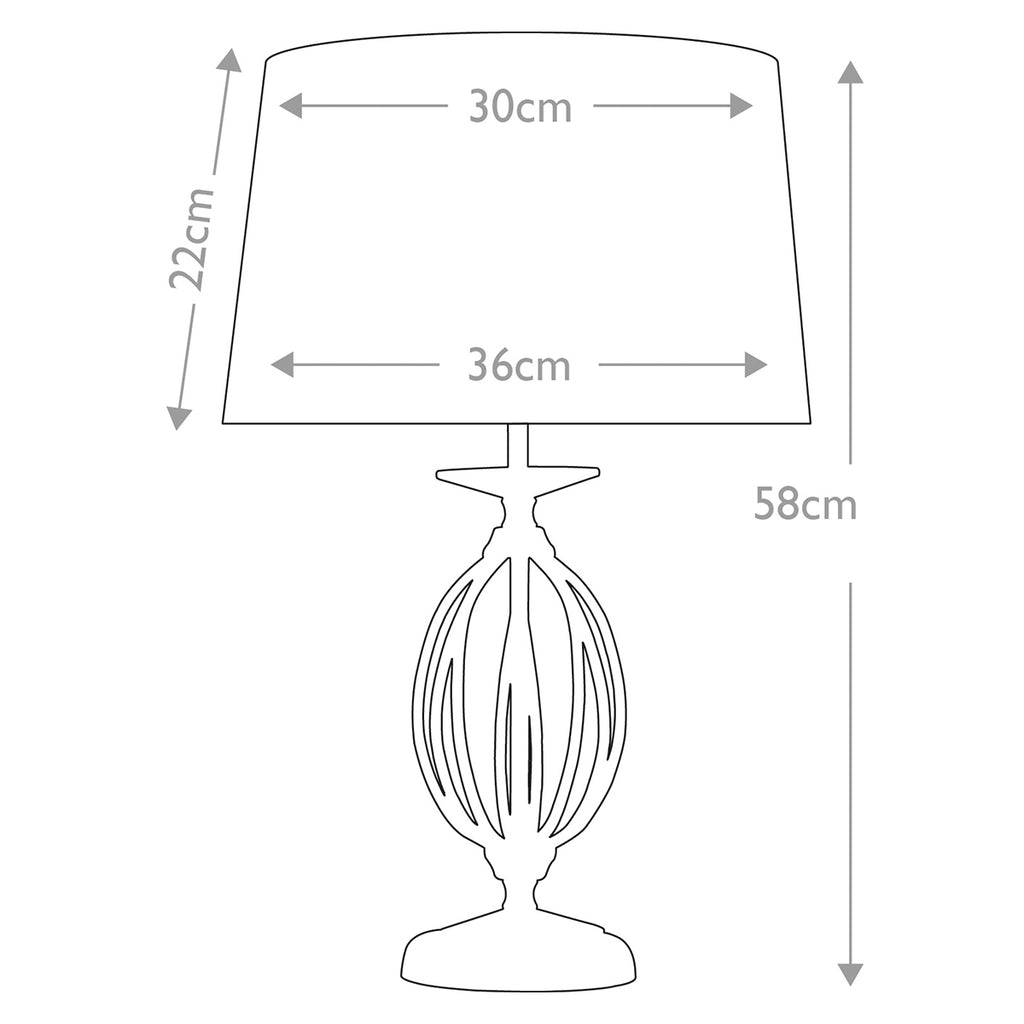Tischleuchte Aegean (schwarz) 1x - Elstead Lighting